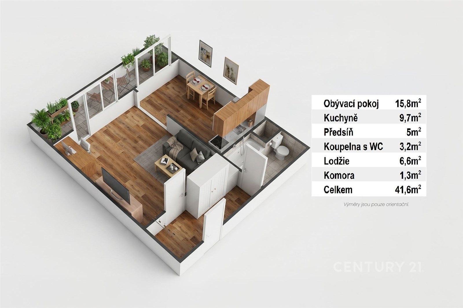 Byt 1+1 · 41 m² · Murgašova  , Praha Krč - 4