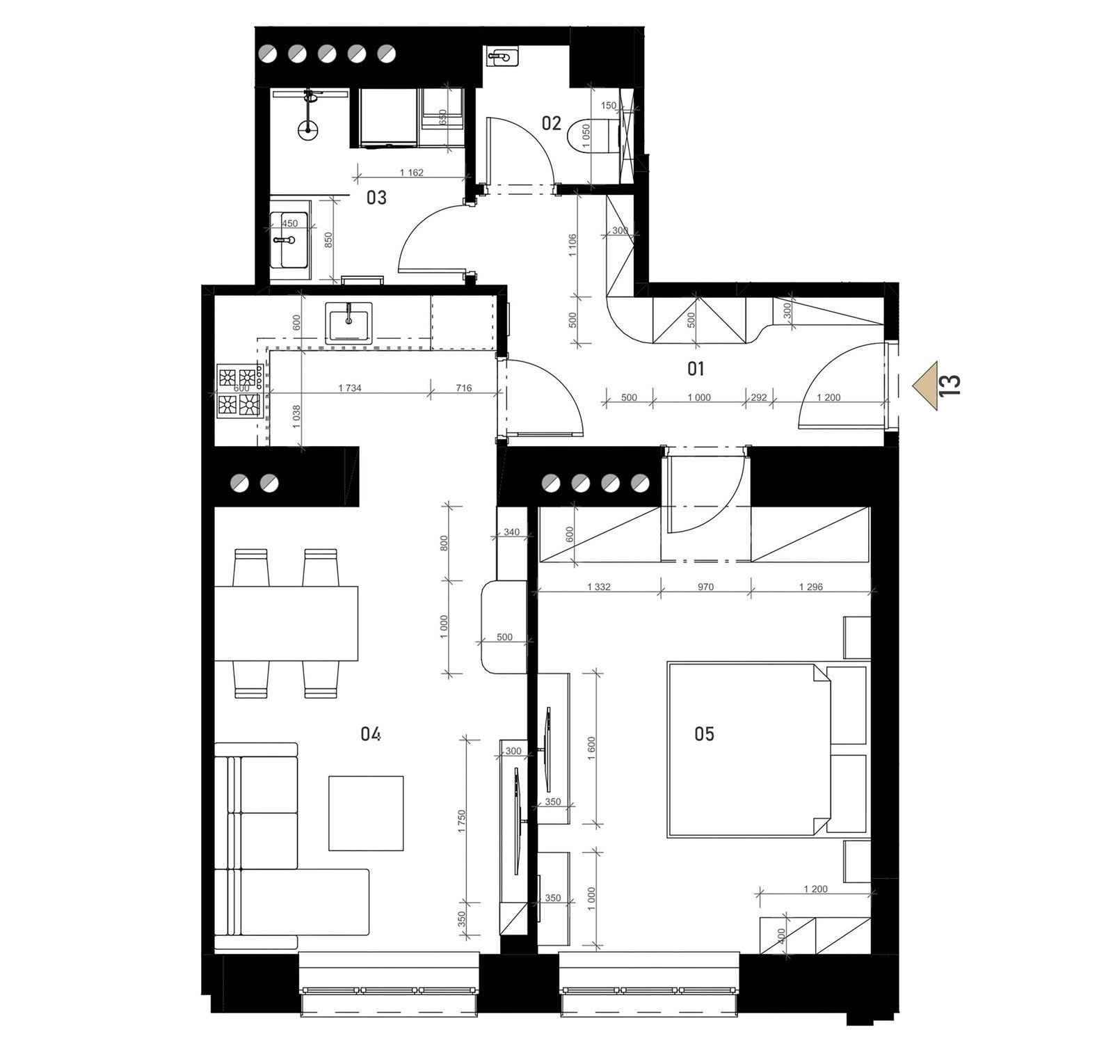 Prodej byt 2+kk - Pod Drinopolem, Praha, 60 m²