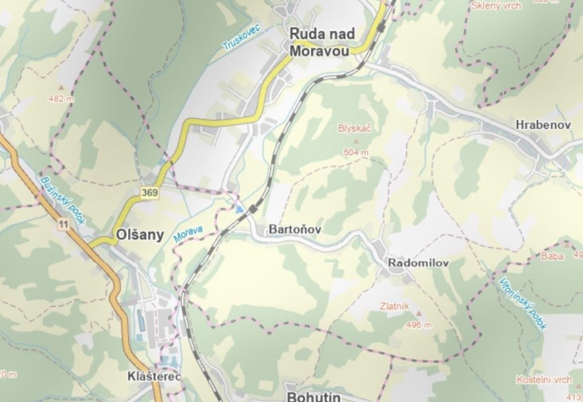 Louka · 2 337 m² · Ruda nad Moravou - 3