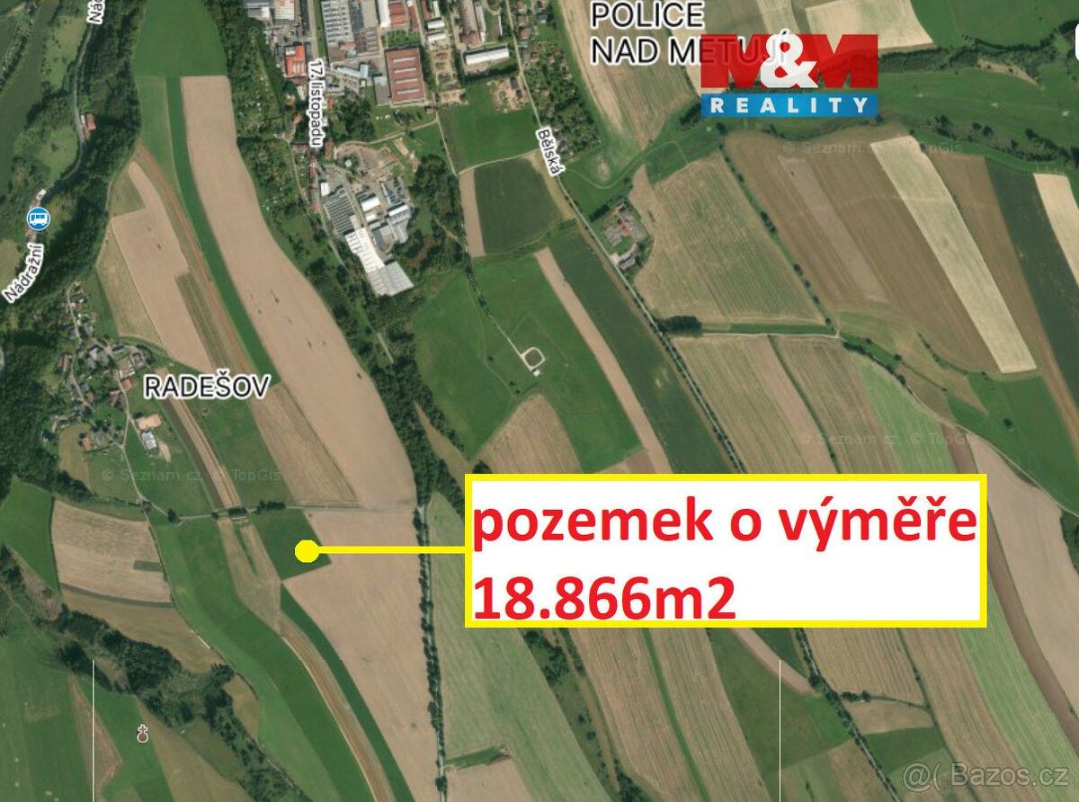 Pozemky pro bydlení, Police nad Metují, 549 54