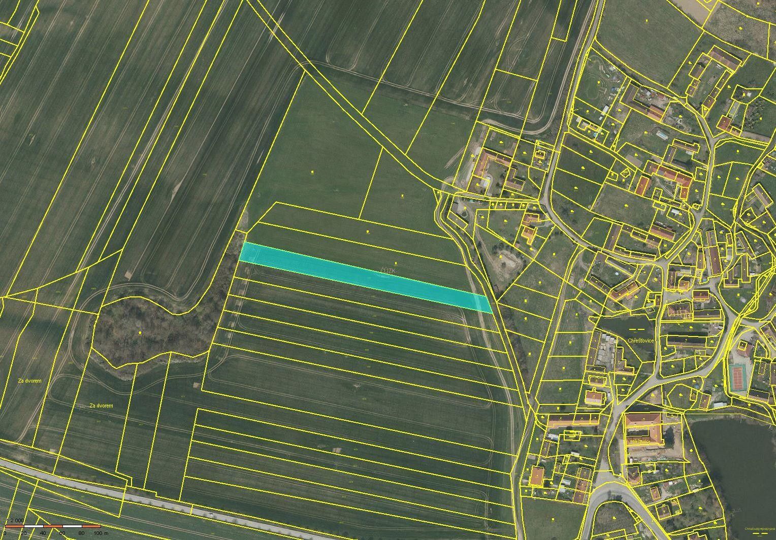 Zemědělské pozemky, Chřešťovice, Albrechtice nad Vltavou, 44 793 m² - 2