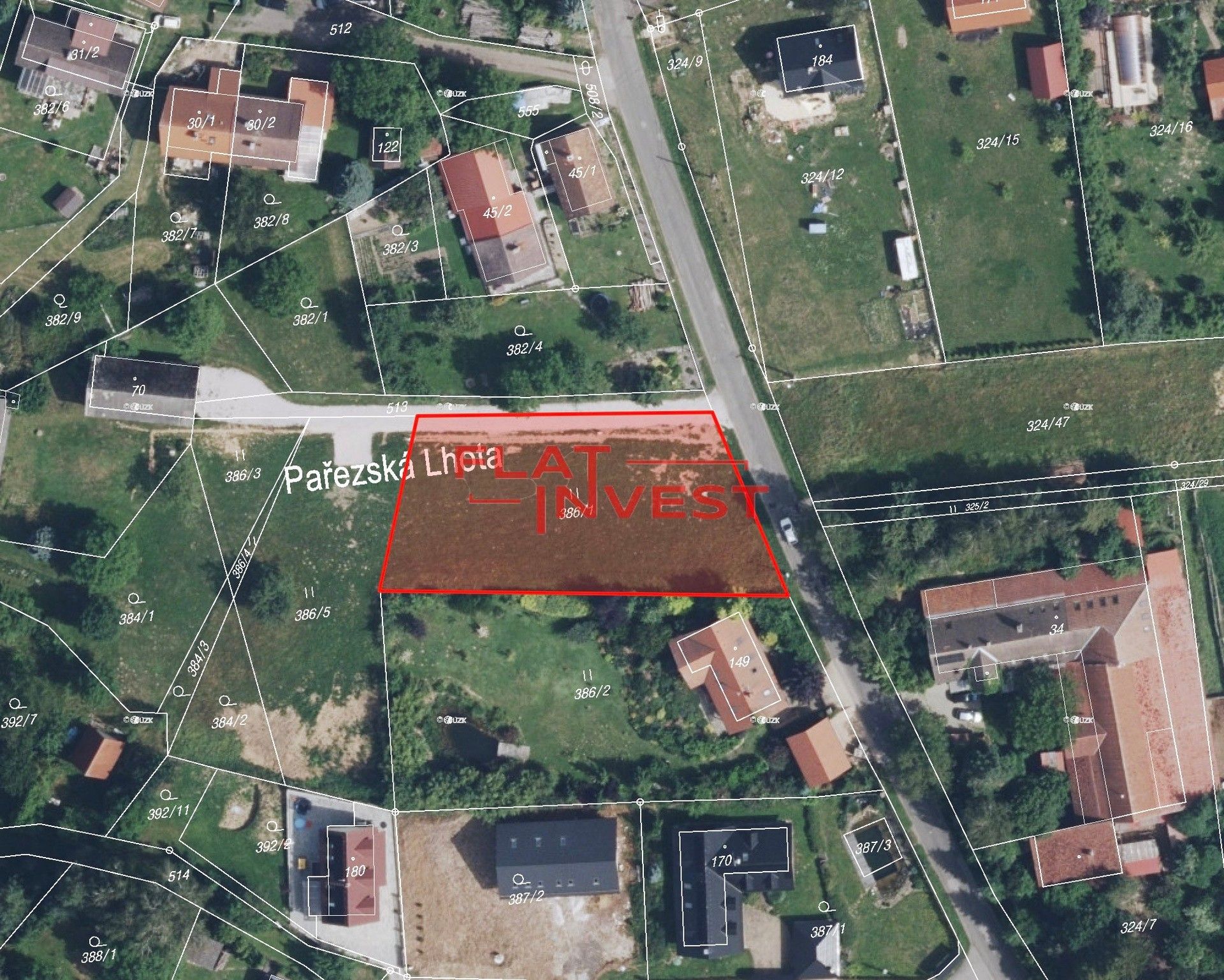 Pozemek pro bydlení, 1 522 m²