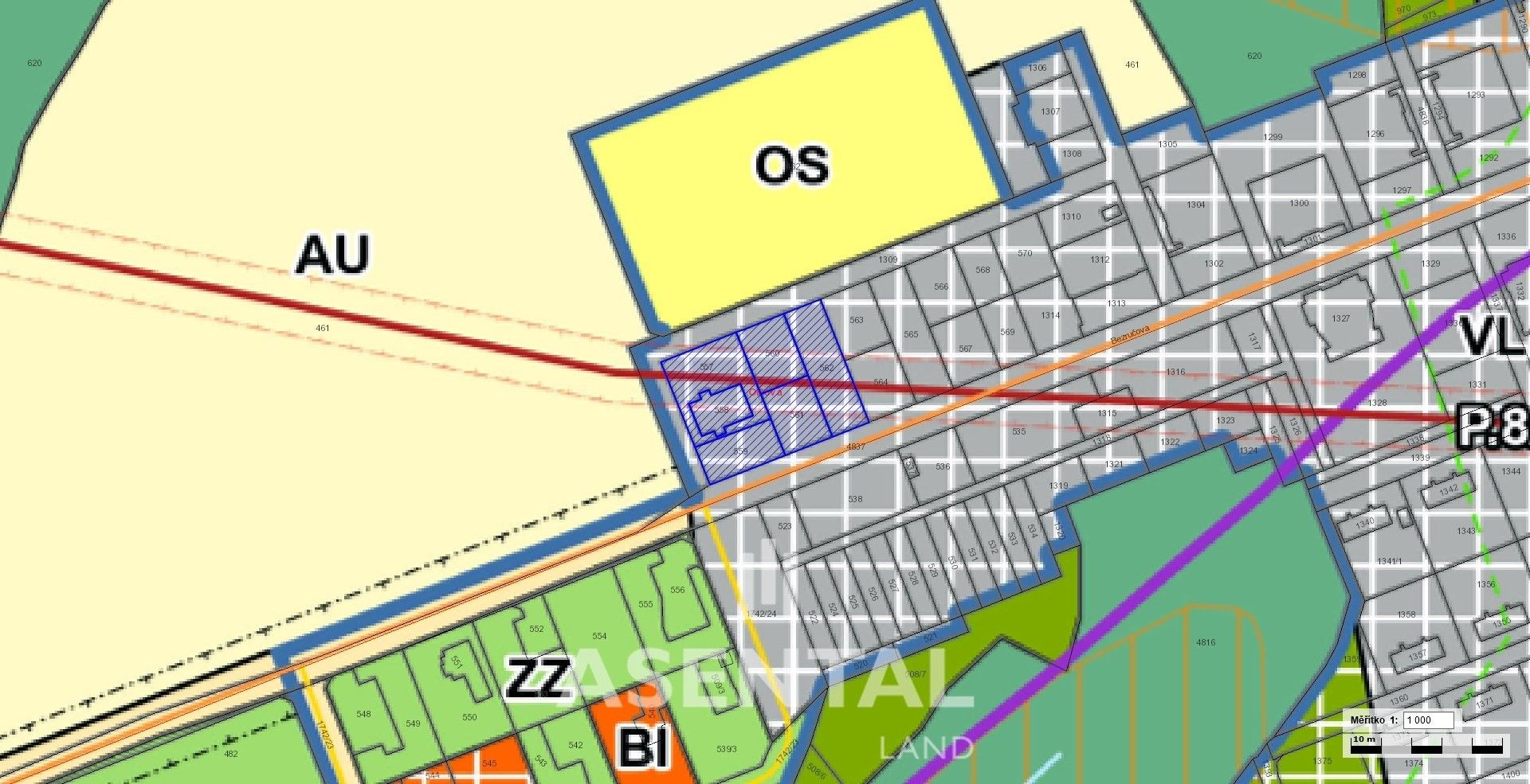 Komerční pozemek · Bezručova, Orlová Město - 4