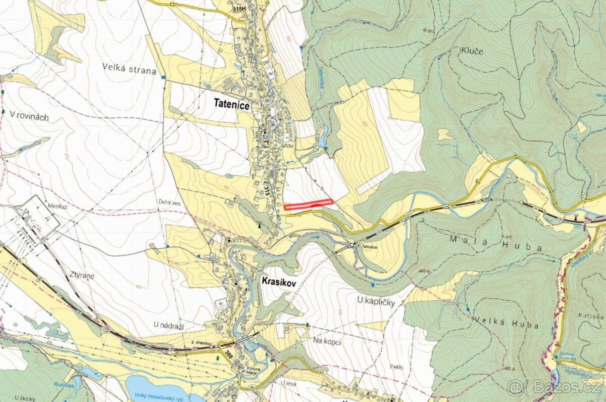 Prodej pozemek pro bydlení - Tatenice, 561 31