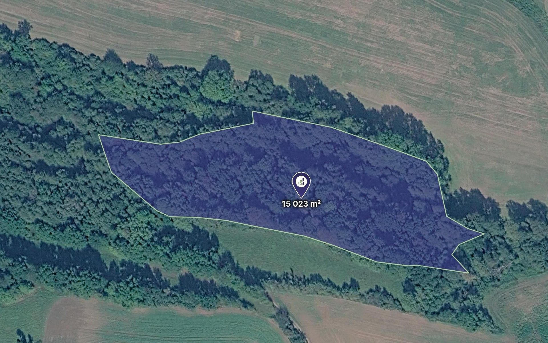 Louky, Městečko Trnávka, 15 023 m²