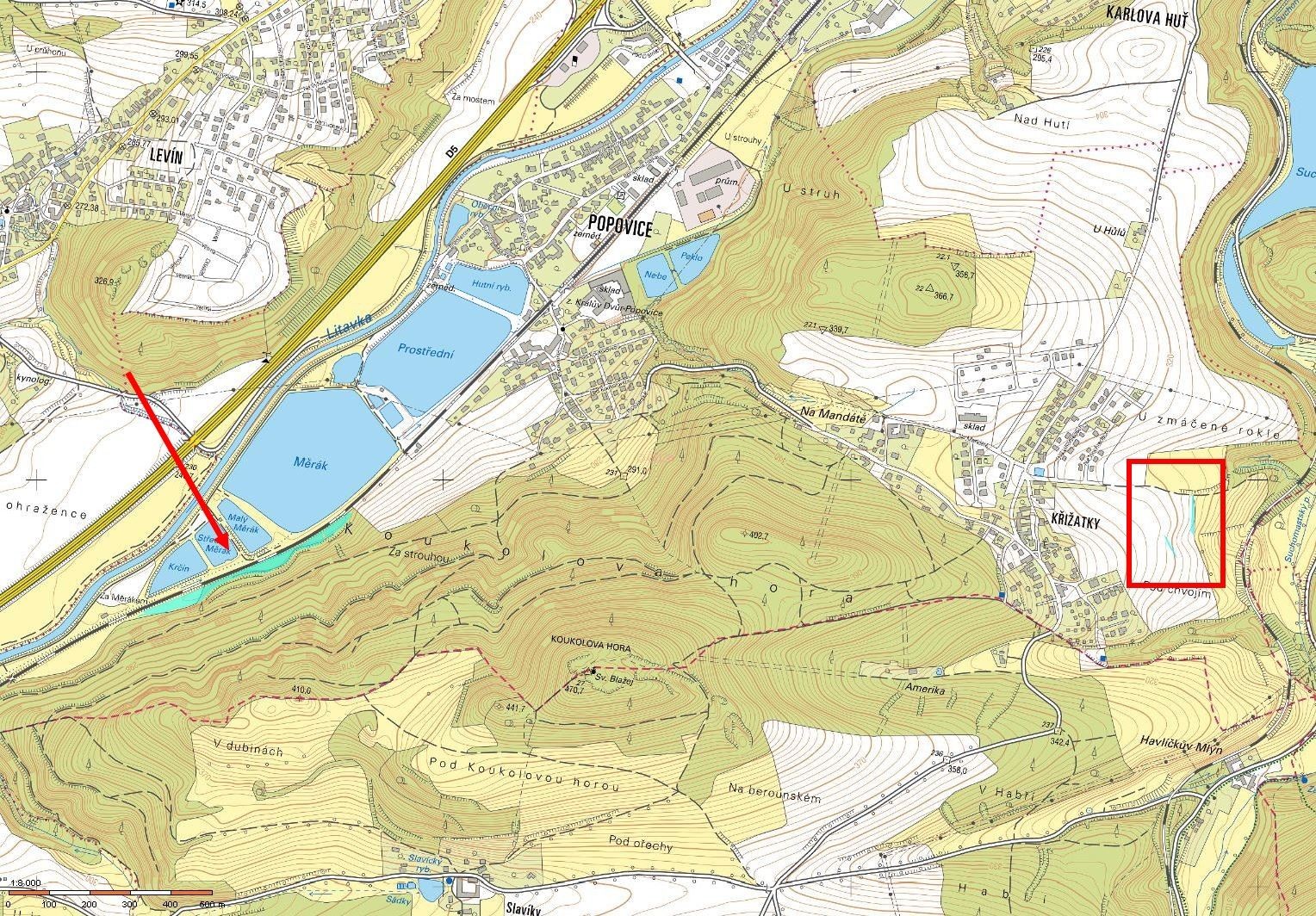 Louka · 9 830 m² · ČSD-Strážní domek, Králův Dvůr - 4
