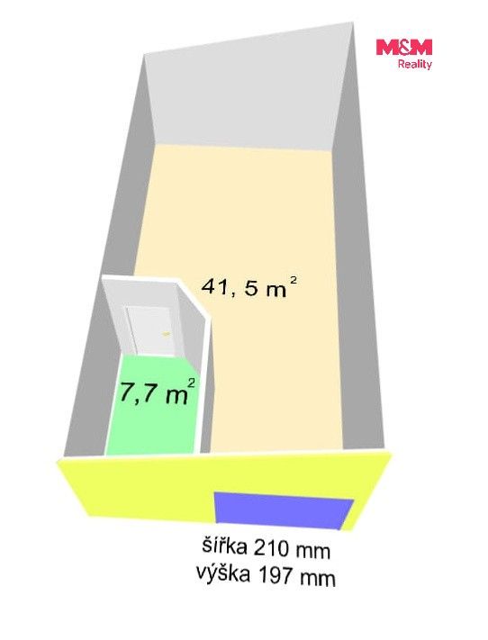 Pronájem výrobní prostory - Skautská, Ostrava, 48 m² - 5