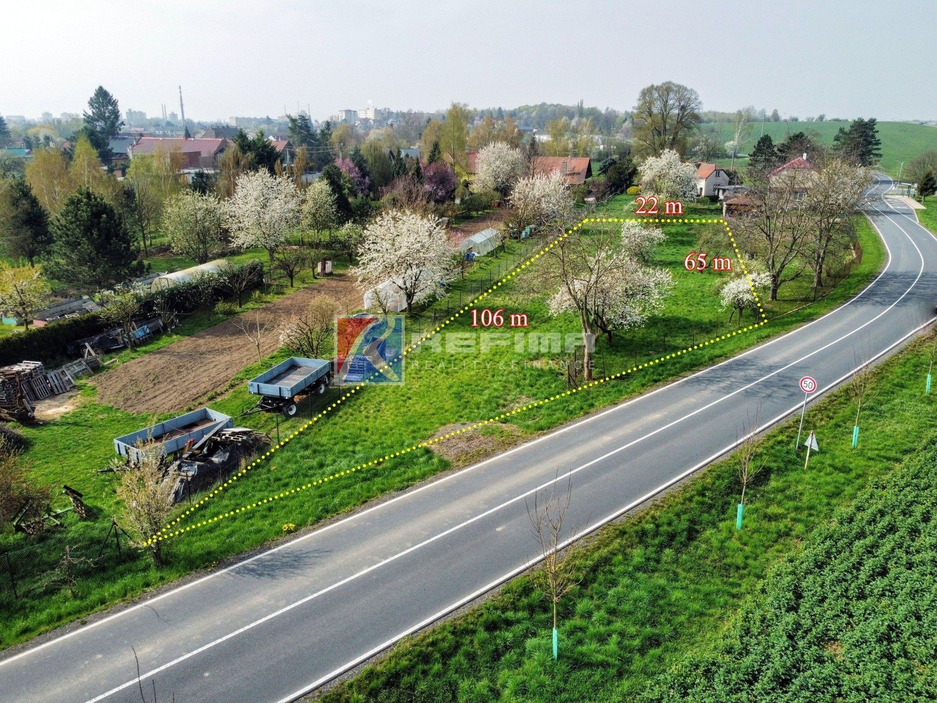 Pozemky pro bydlení, Kovářská, Přerov, 2 097 m² - 1