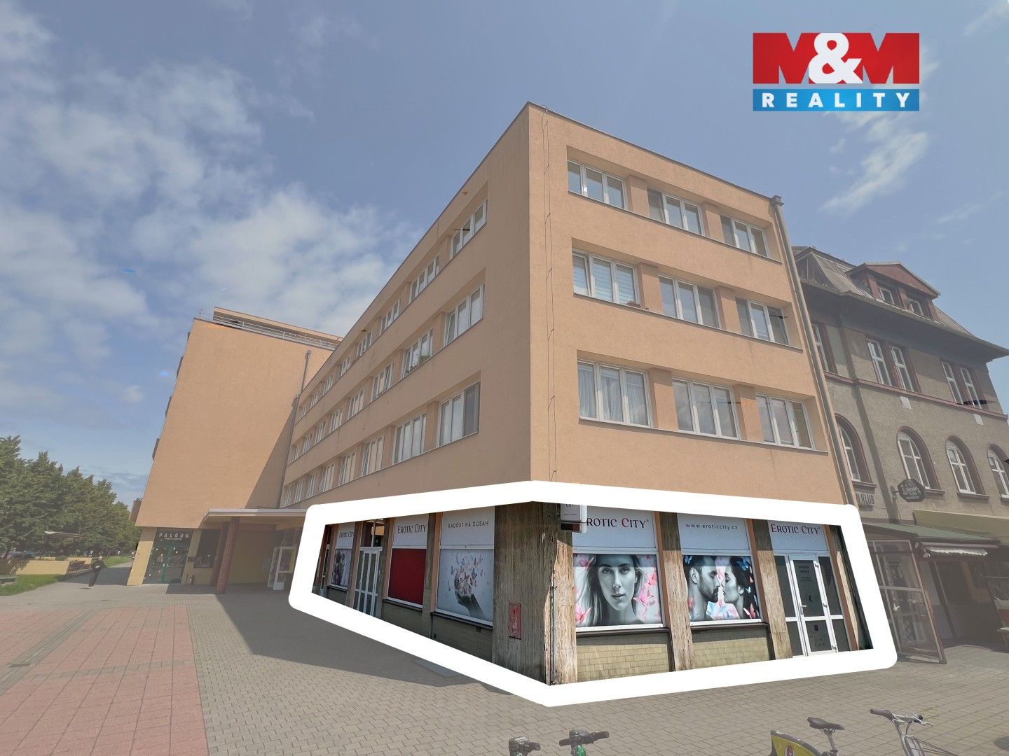 Pronájem obchodní prostory - Partyzánské náměstí, Ostrava, 144 m²