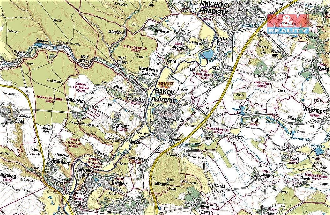 Prodej louka - Bakov nad Jizerou, okres Mladá Boleslav, Středočeský kraj - 5