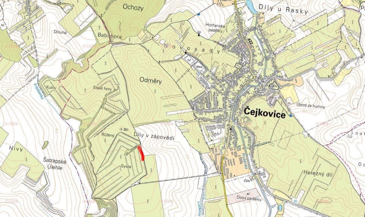 Prodej pozemek - Čejkovice