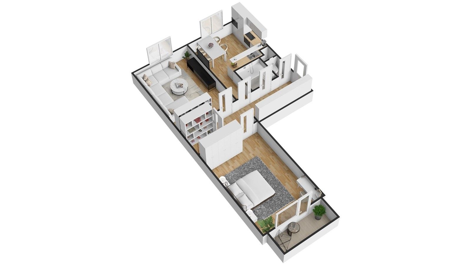 2+1, Božetěchova, Brno, 63 m²