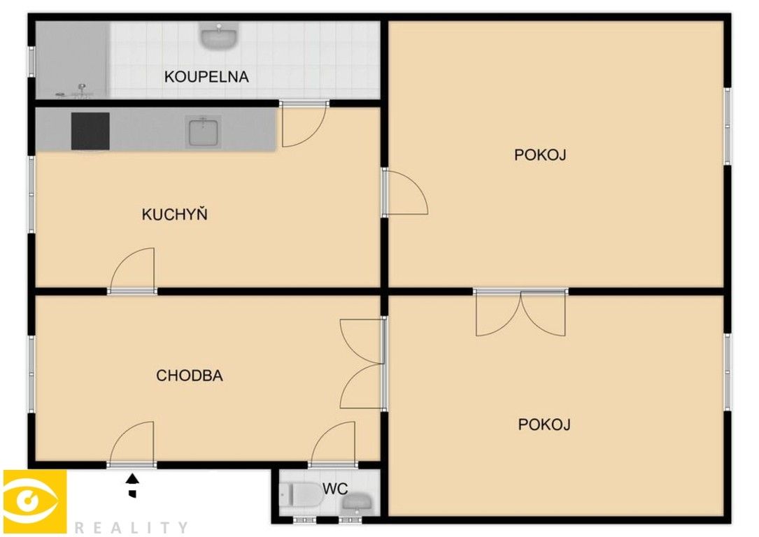 2+1, Sedláčkova, Plzeň Vnitřní Město, 75 m² - 2