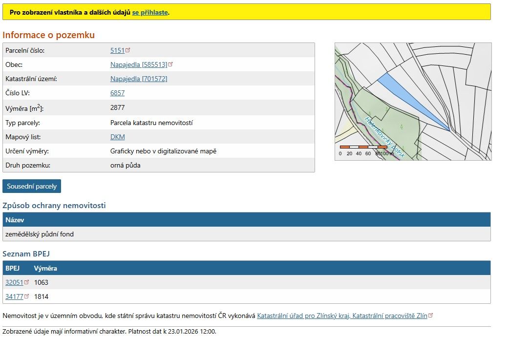 Prodej pozemek pro bydlení - Napajedla, 763 61