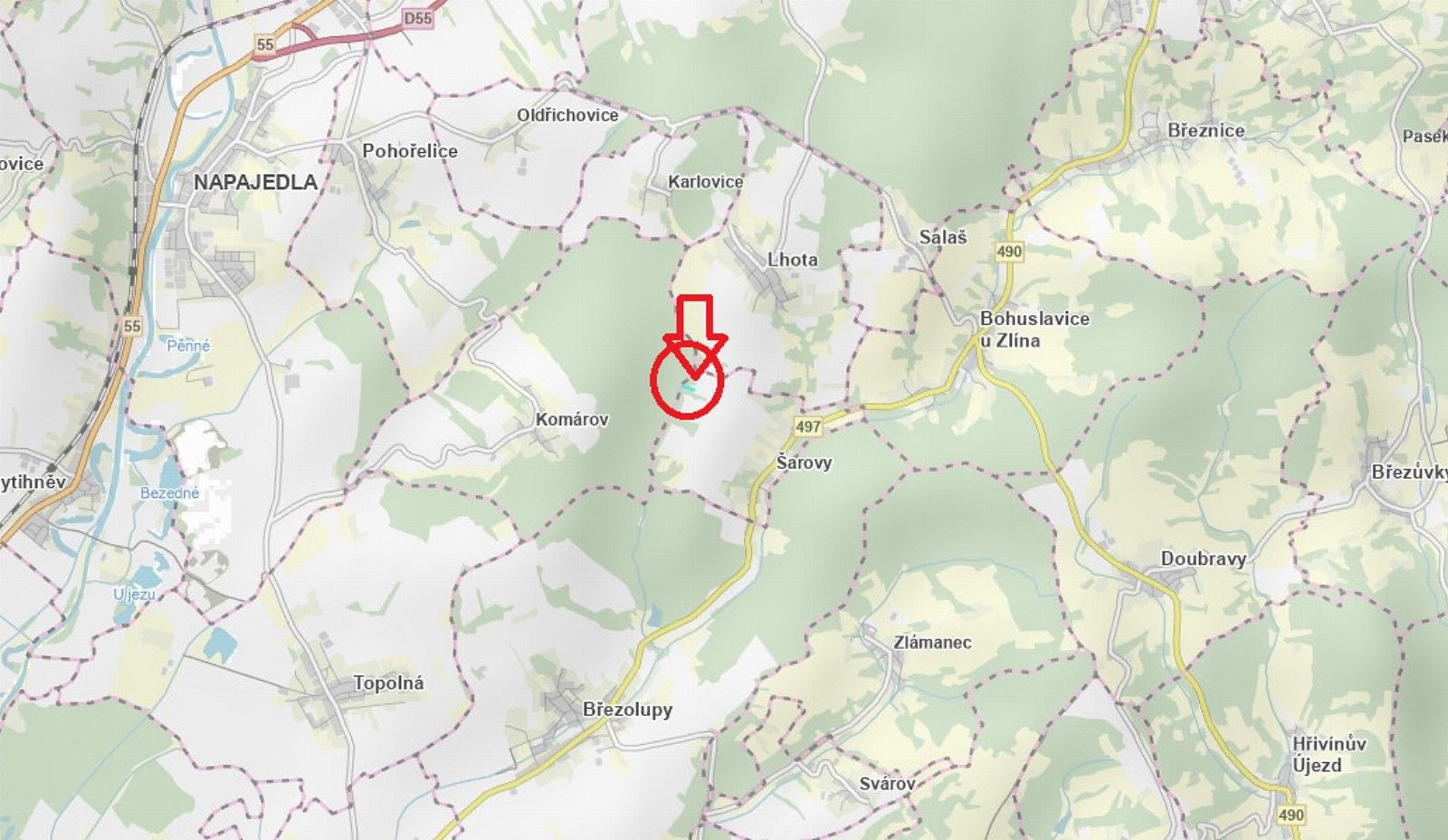 Lesy, Lhota - Nová Huť, okres Zlín, Zlínský kraj - 1