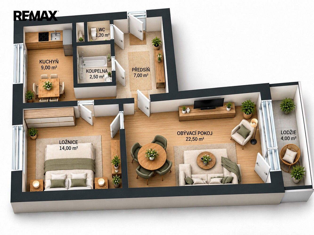 Byt 2+1 · 60 m² · Praha - Záběhlice, okres Praha 10, Hlavní město Praha - 3