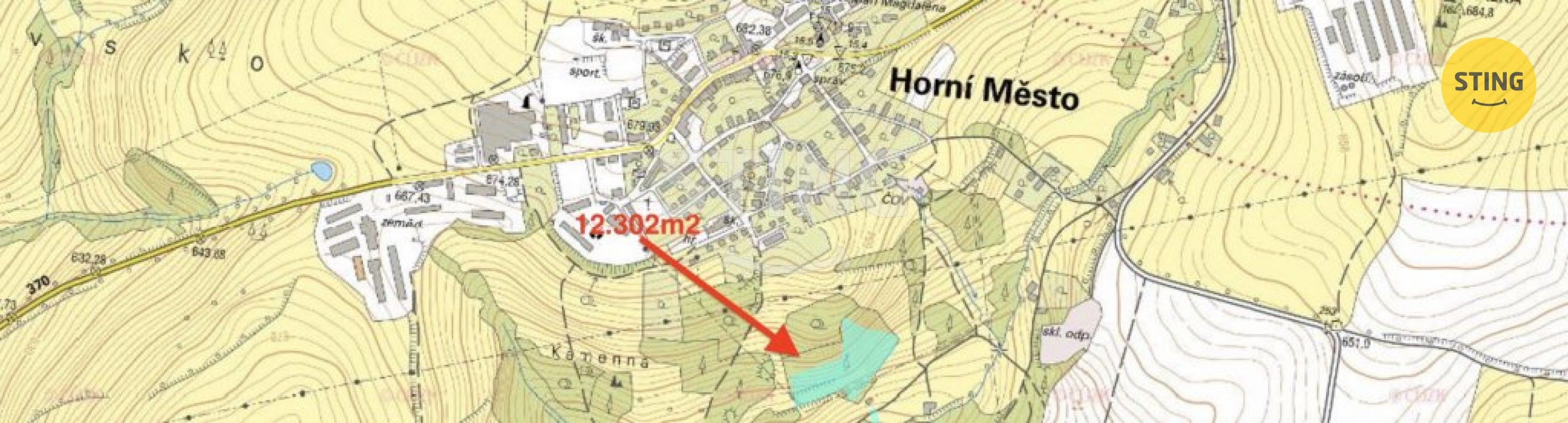 Louka · 12 302 m² · Horní Město - 3