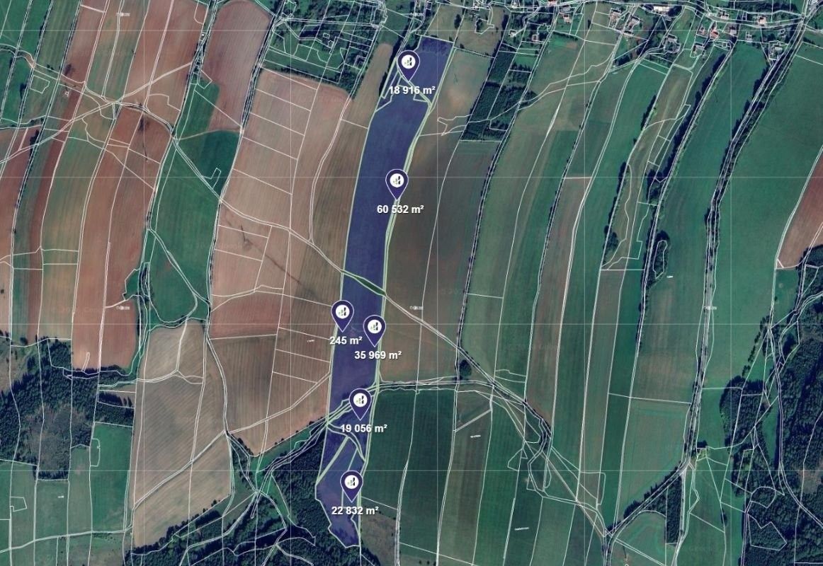 Zemědělské pozemky, Horní Brusnice, 39 388 m²