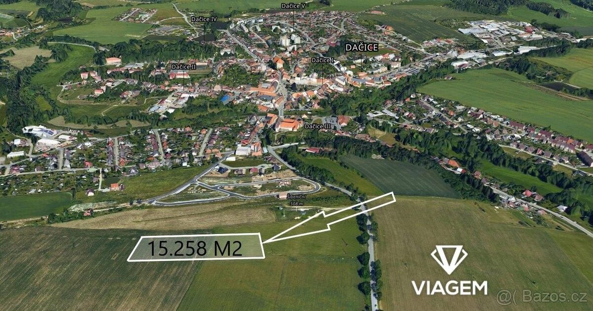Pozemky pro bydlení, Dačice, 380 01 - 2