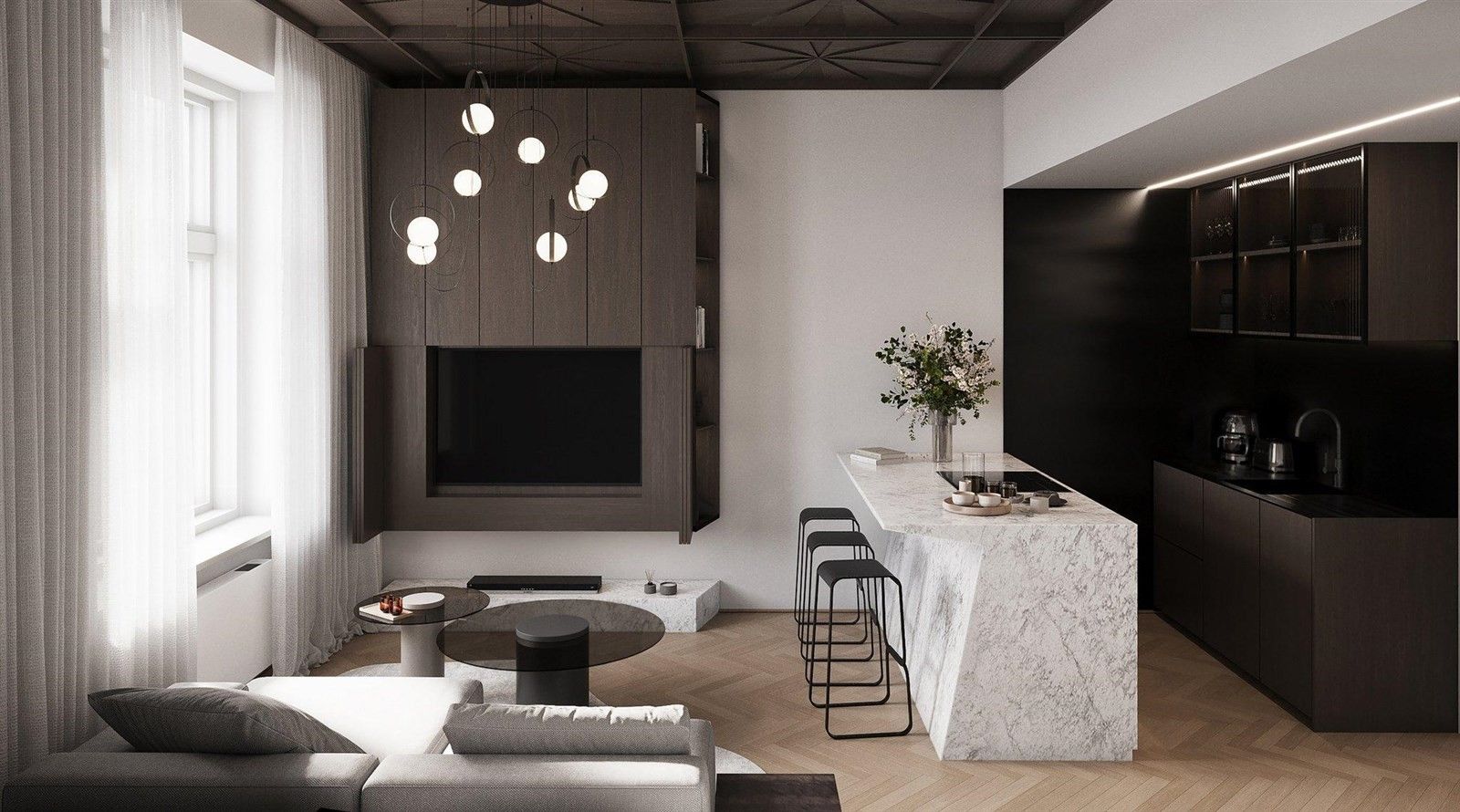 2+kk, Heřmanova  , Praha, 46 m²