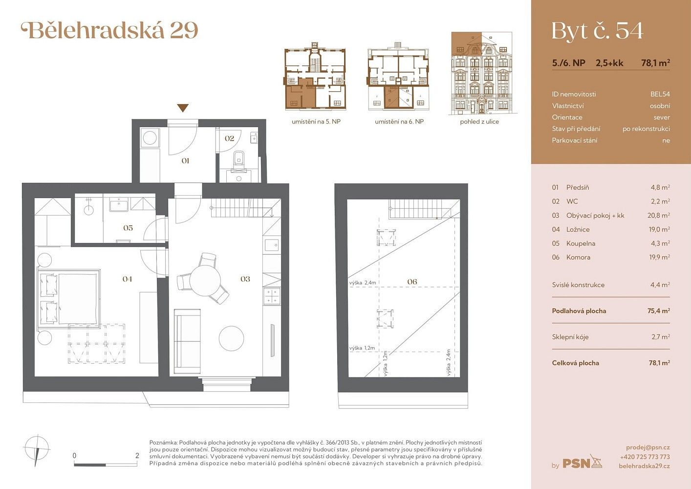 Byty, Praha - Vinohrady, Hlavní město Praha, 71 m² - 2