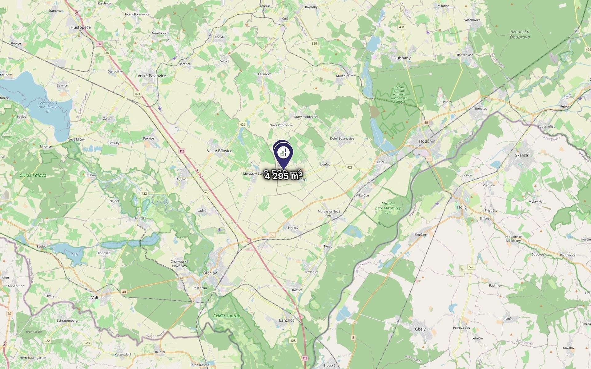 Zemědělský pozemek · 979 m² · Prušánky - 3