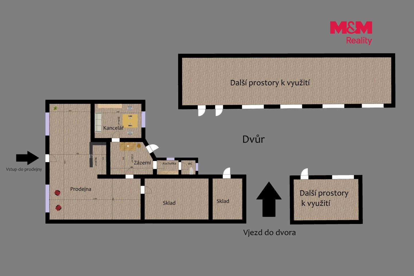 Obchodní prostory · 890 m² · Masarykova, Čáslav - 4