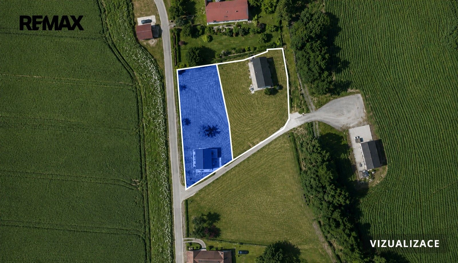 Prodej pozemek pro bydlení - Horní Radouň, 1 244 m² - 2