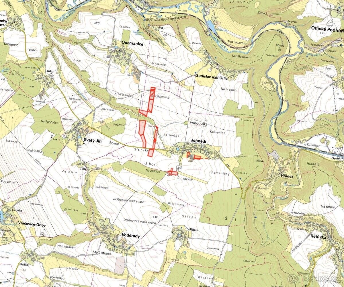 Prodej pozemek pro bydlení - Ústí nad Orlicí, 562 01