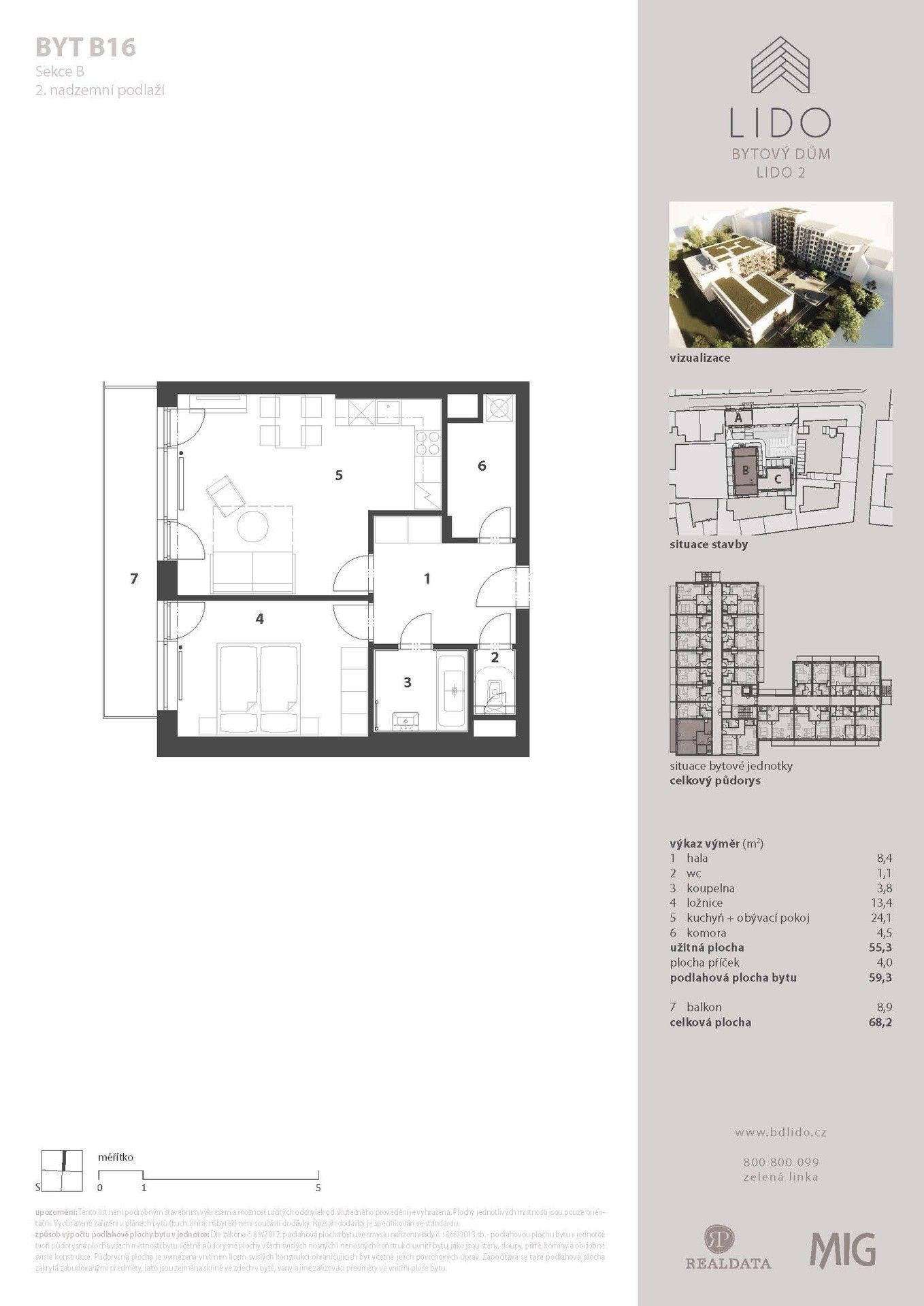 Prodej byt 2+kk - Spolková, Brno, 59 m²