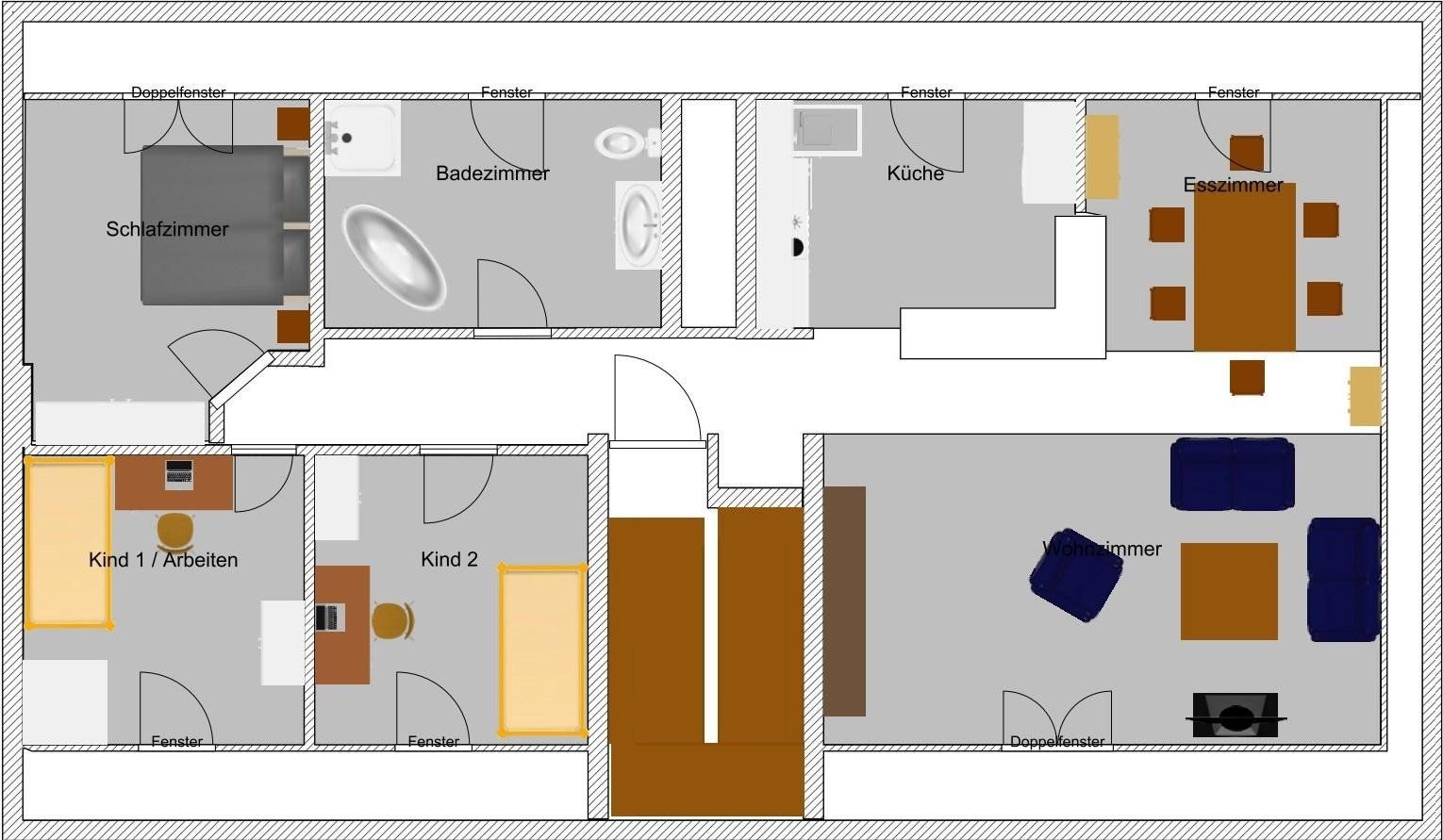 Byt 4+1 · 97 m² · Oerhausen Sterkrade Nordrhein-Westfalen 46149 - 4