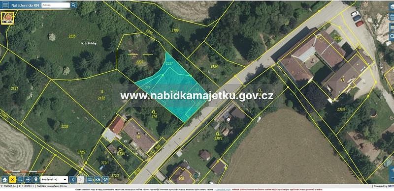 Pozemek pro bydlení, 861 m²