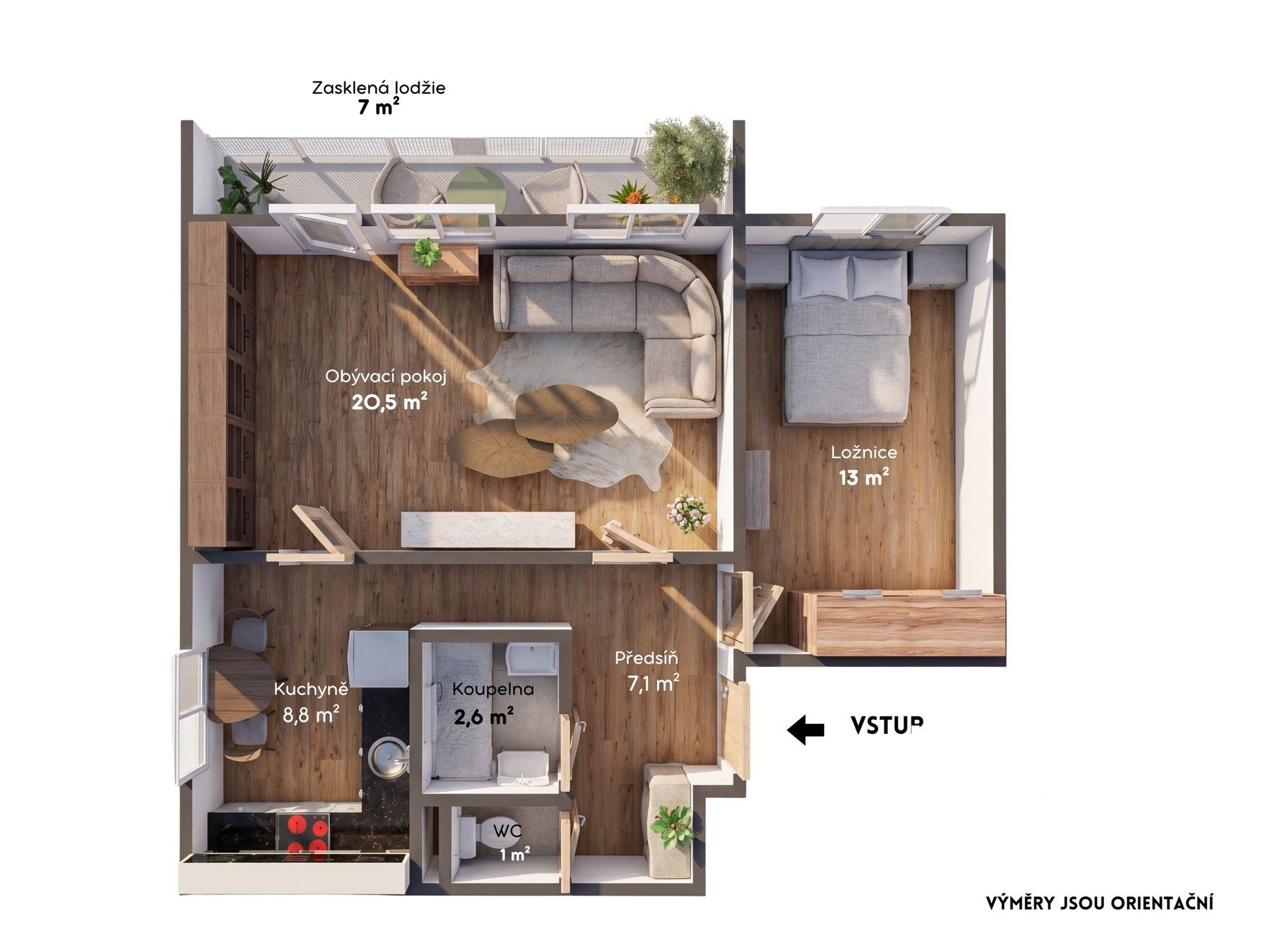 Byt 2+1 · 55 m² · Jesenická 3002, Praha Záběhlice - 3