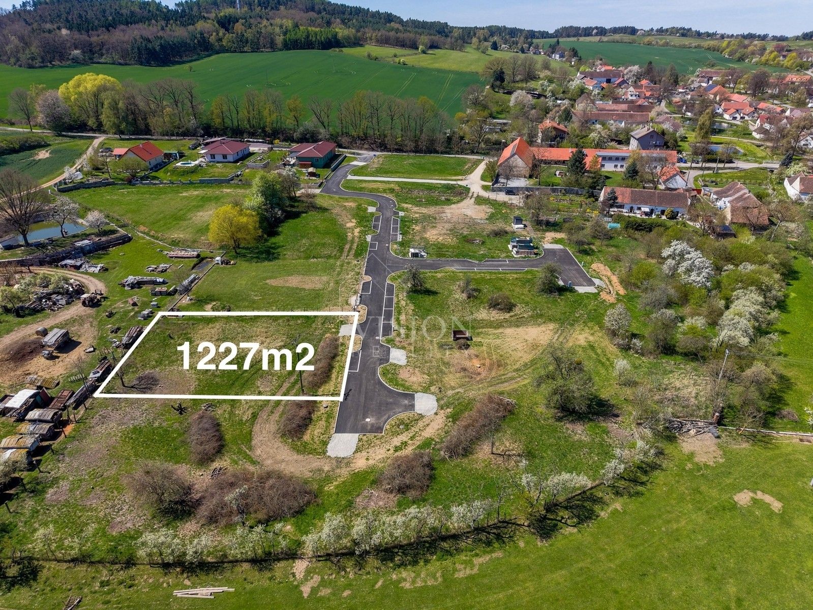 Pozemky pro bydlení, Dobev, 1 227 m² - 1