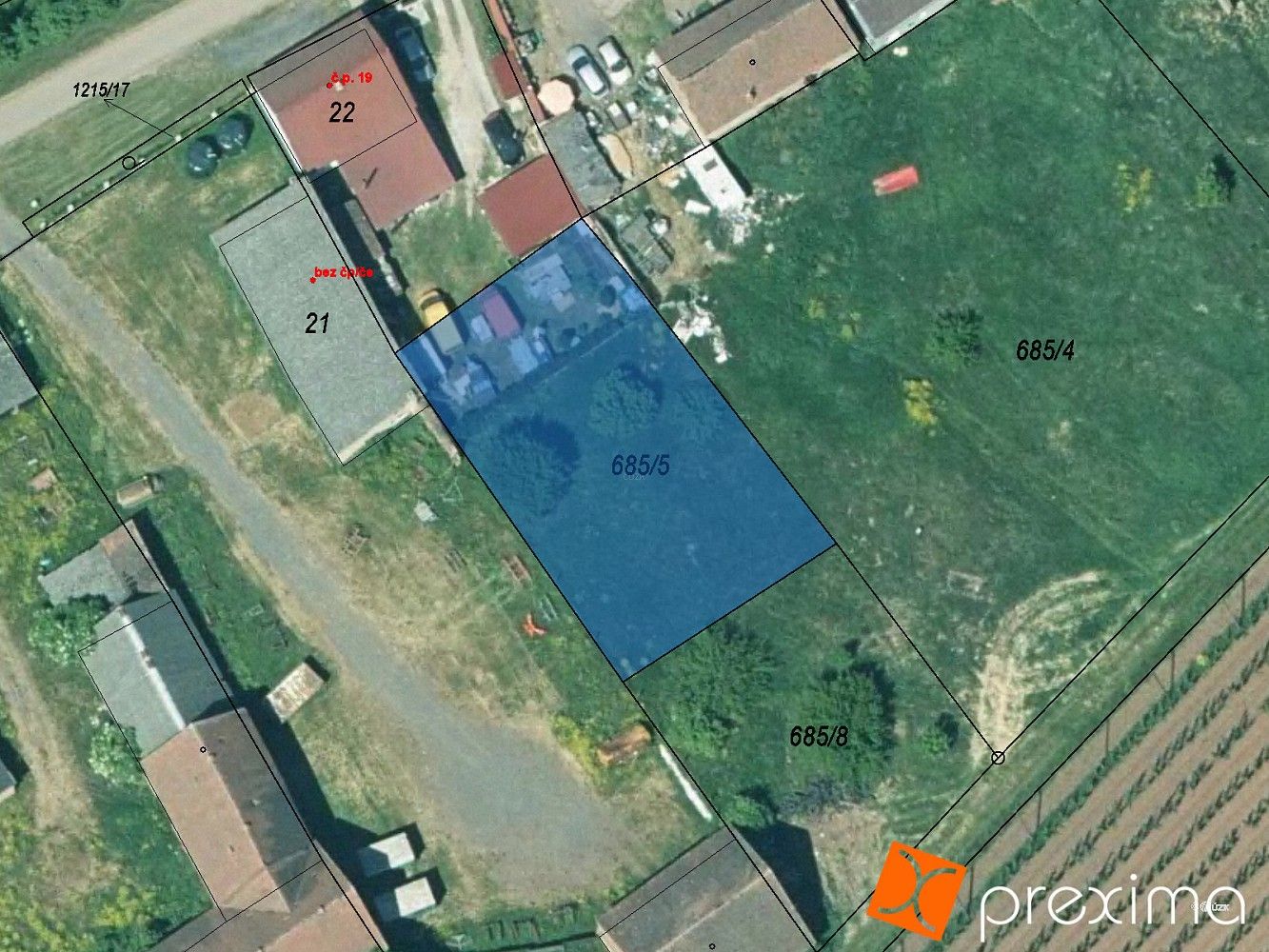 Pozemky pro bydlení, Kryry, okres Louny, Ústecký kraj - 1