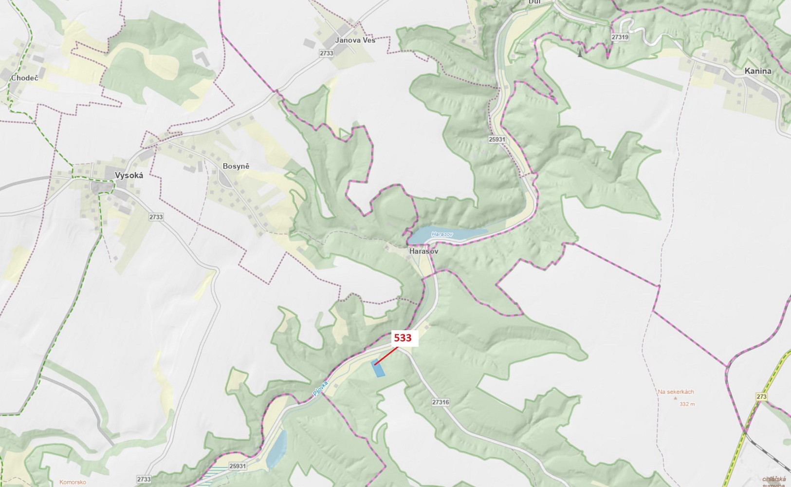 Les, 6 701 m²