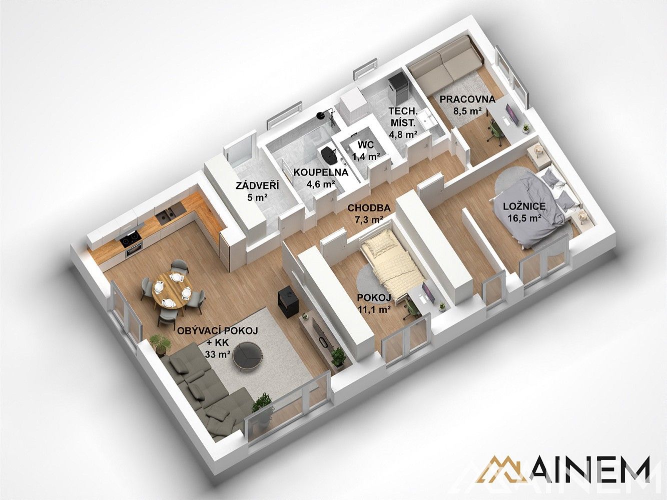 Rodinný dům · 92 m² · Uzeničky, okres Strakonice, Jihočeský kraj - 3