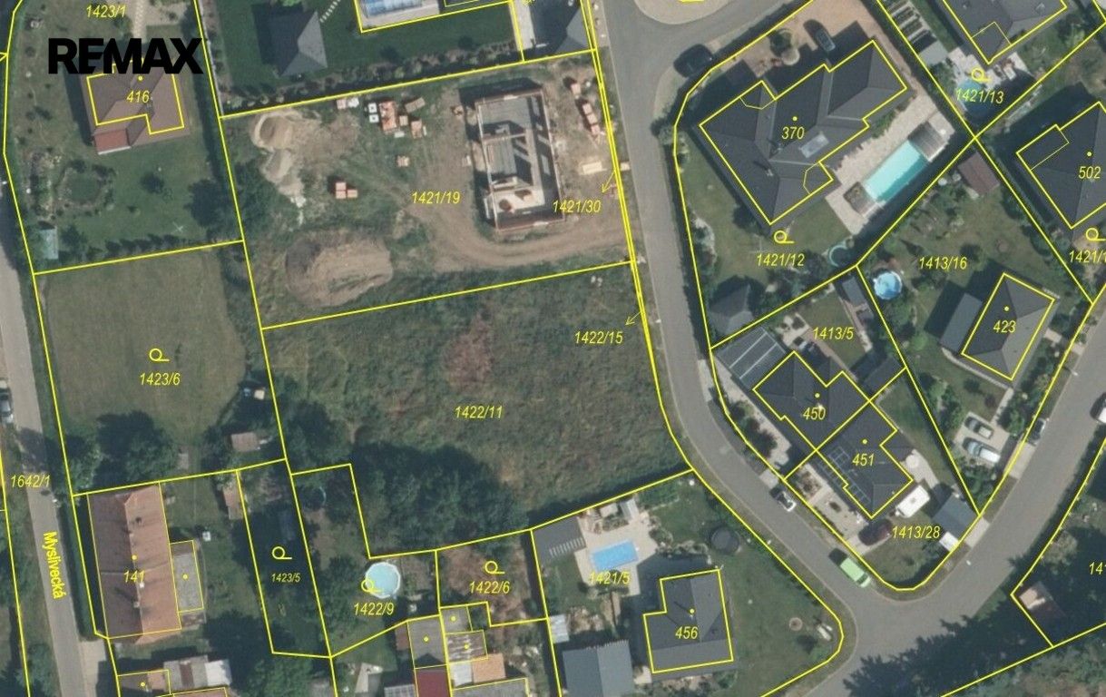 Pozemky pro bydlení, Staňkovice, 1 605 m² - 2