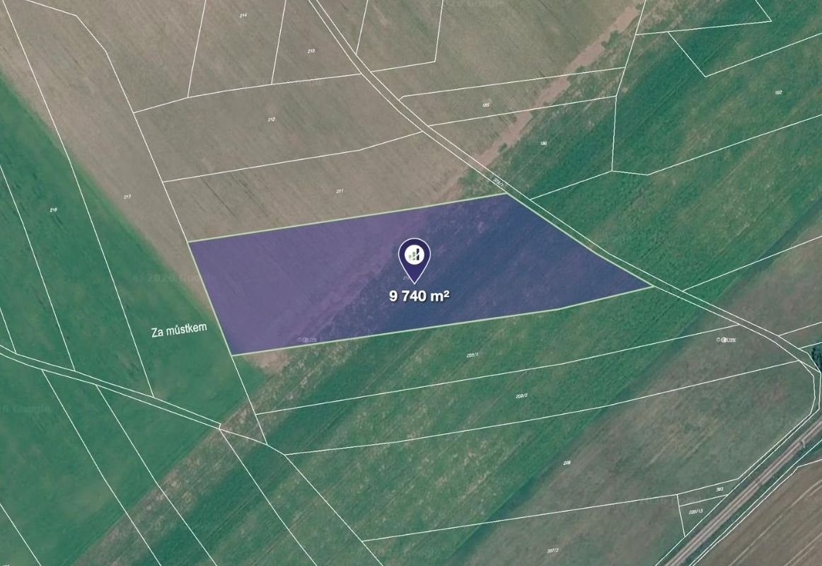 Zemědělské pozemky, Zvěřínek, 6 912 m² - 2