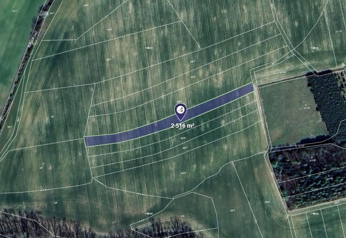 Zemědělský pozemek, 1 258 m²