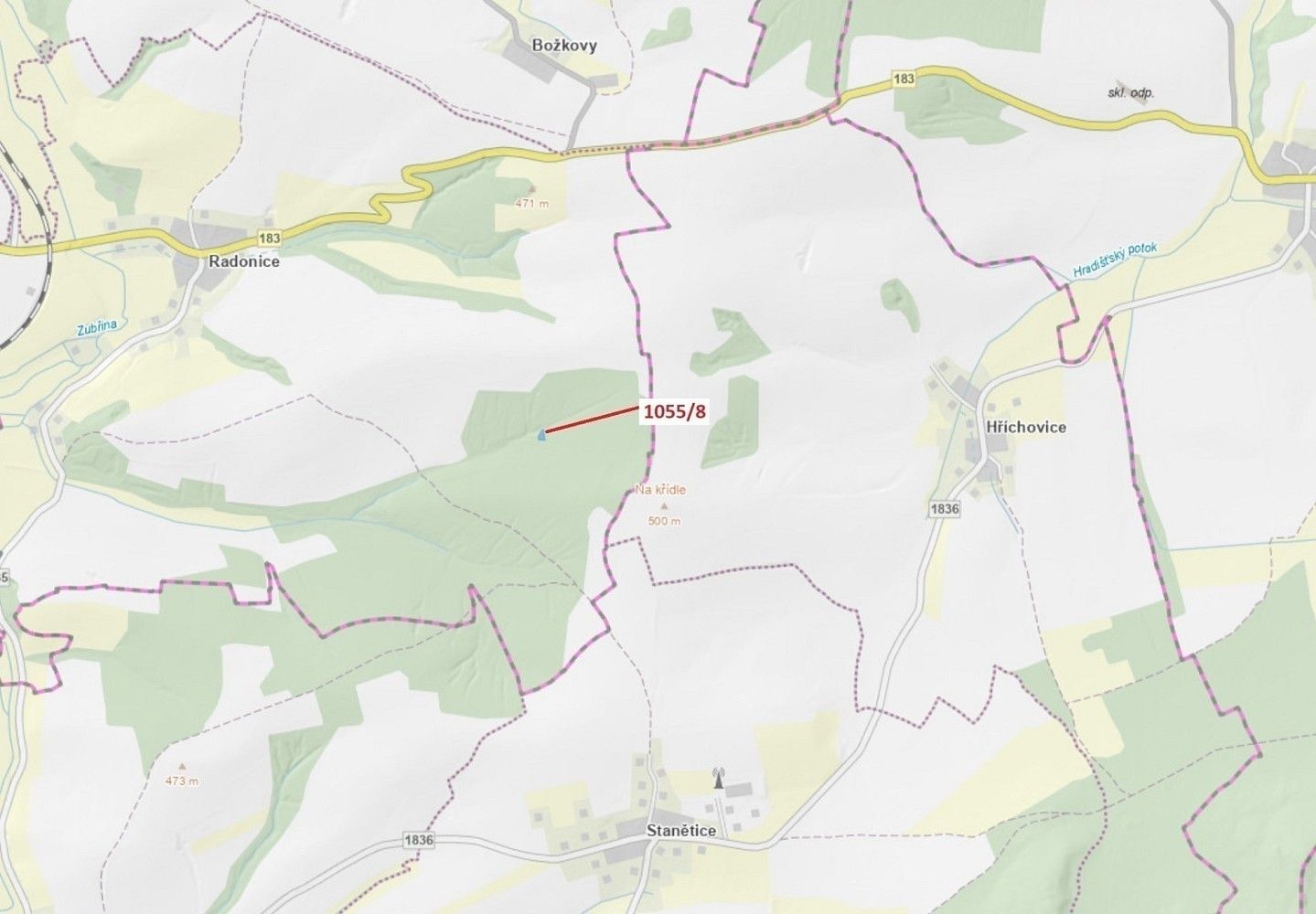 Les, 546 m²