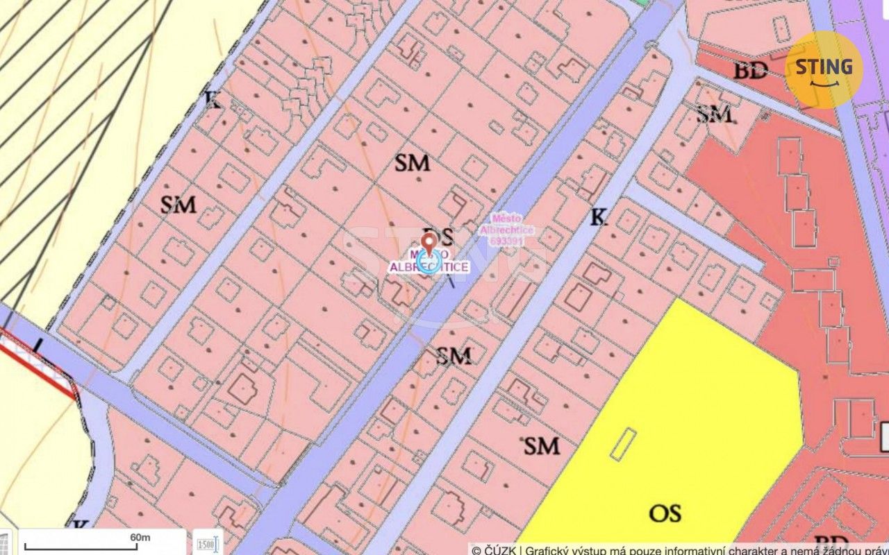 Pozemky pro bydlení, Město Albrechtice, 966 m² - 2