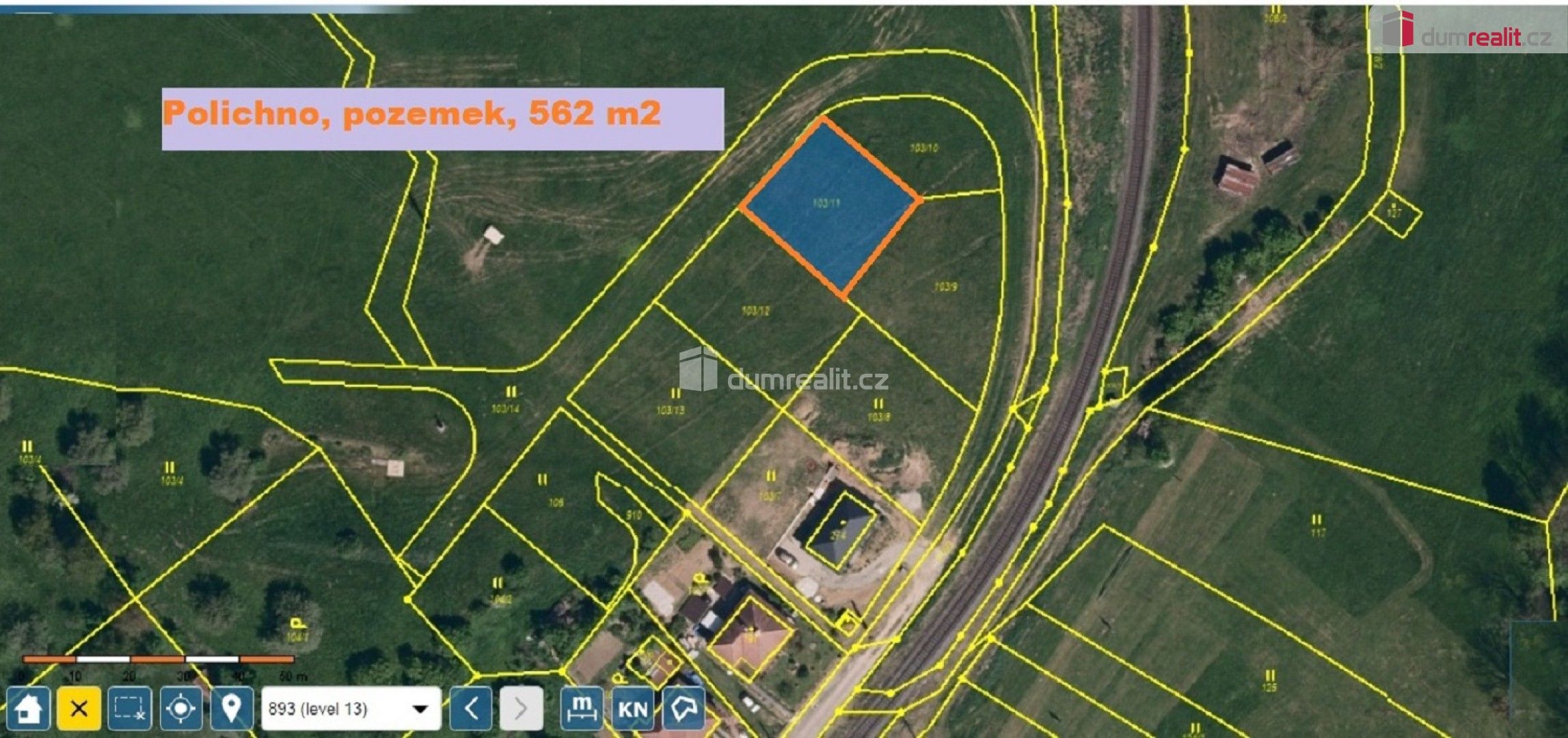 Pozemky pro bydlení, Polichno, Luhačovice, 562 m²