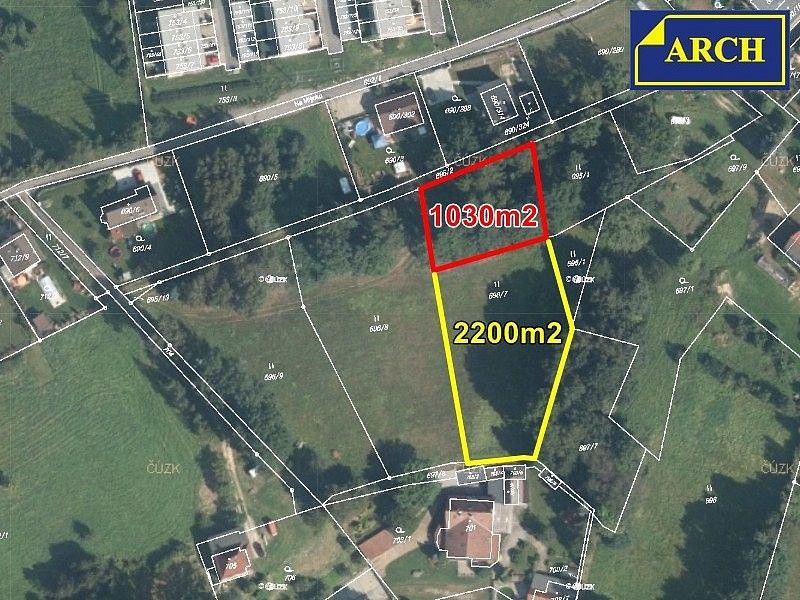 Pozemek pro bydlení, 1 255 m²