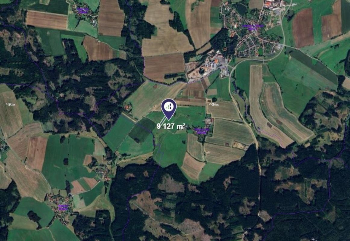 Prodej louka - Lukavec, 9 127 m² - 2