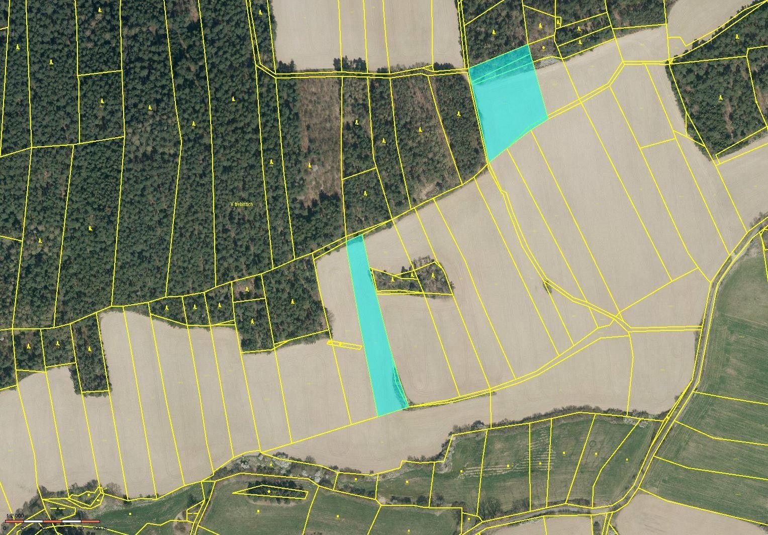 Zemědělské pozemky, Mečichov, 68 656 m²