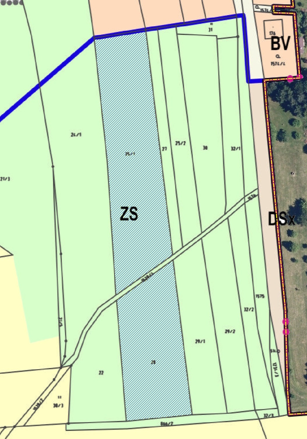 Prodej zahrada - Bohuslavice, 7 441 m² - 5