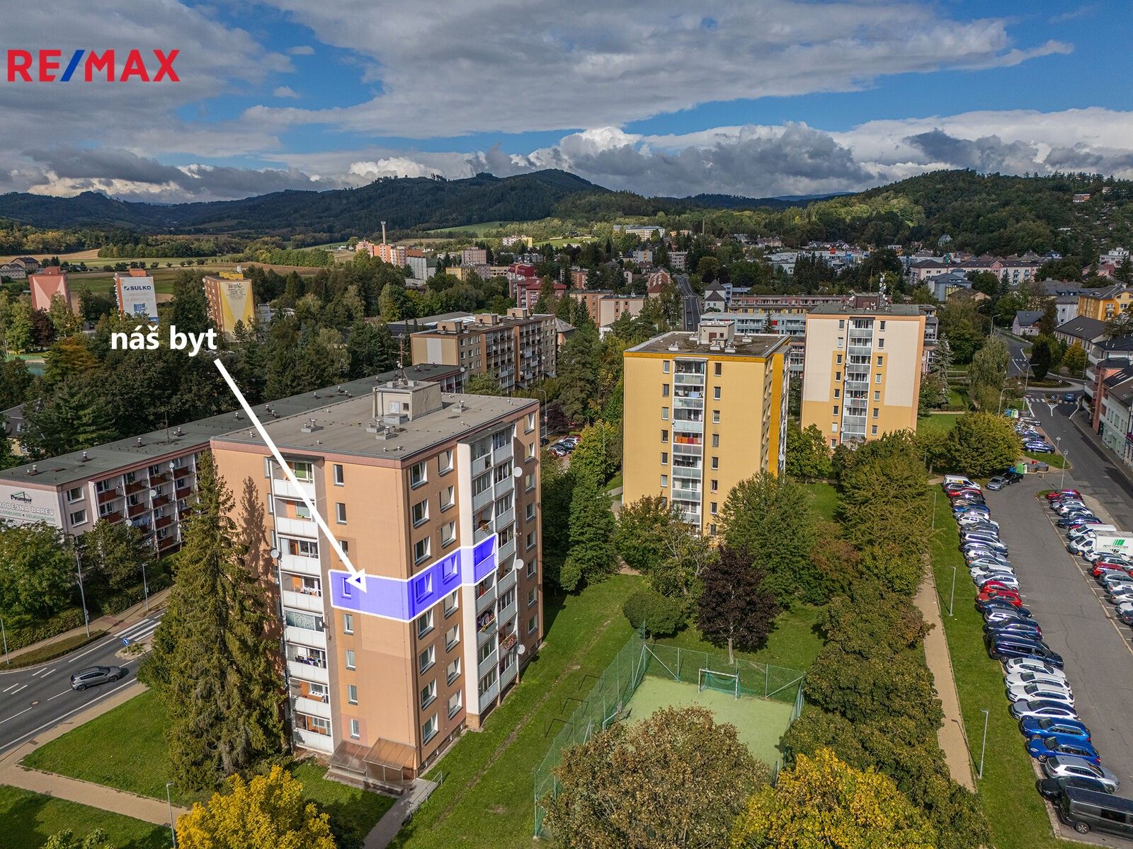 Pronájem byt 3+1 - J. z Poděbrad 1998, Šumperk, 61 m²