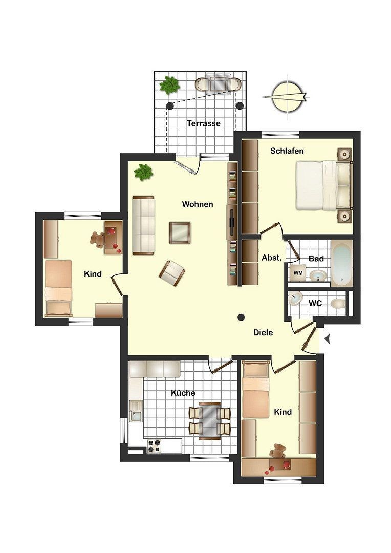 4+1, Kiefernweg 3, , Sasko, 86 m² - 2
