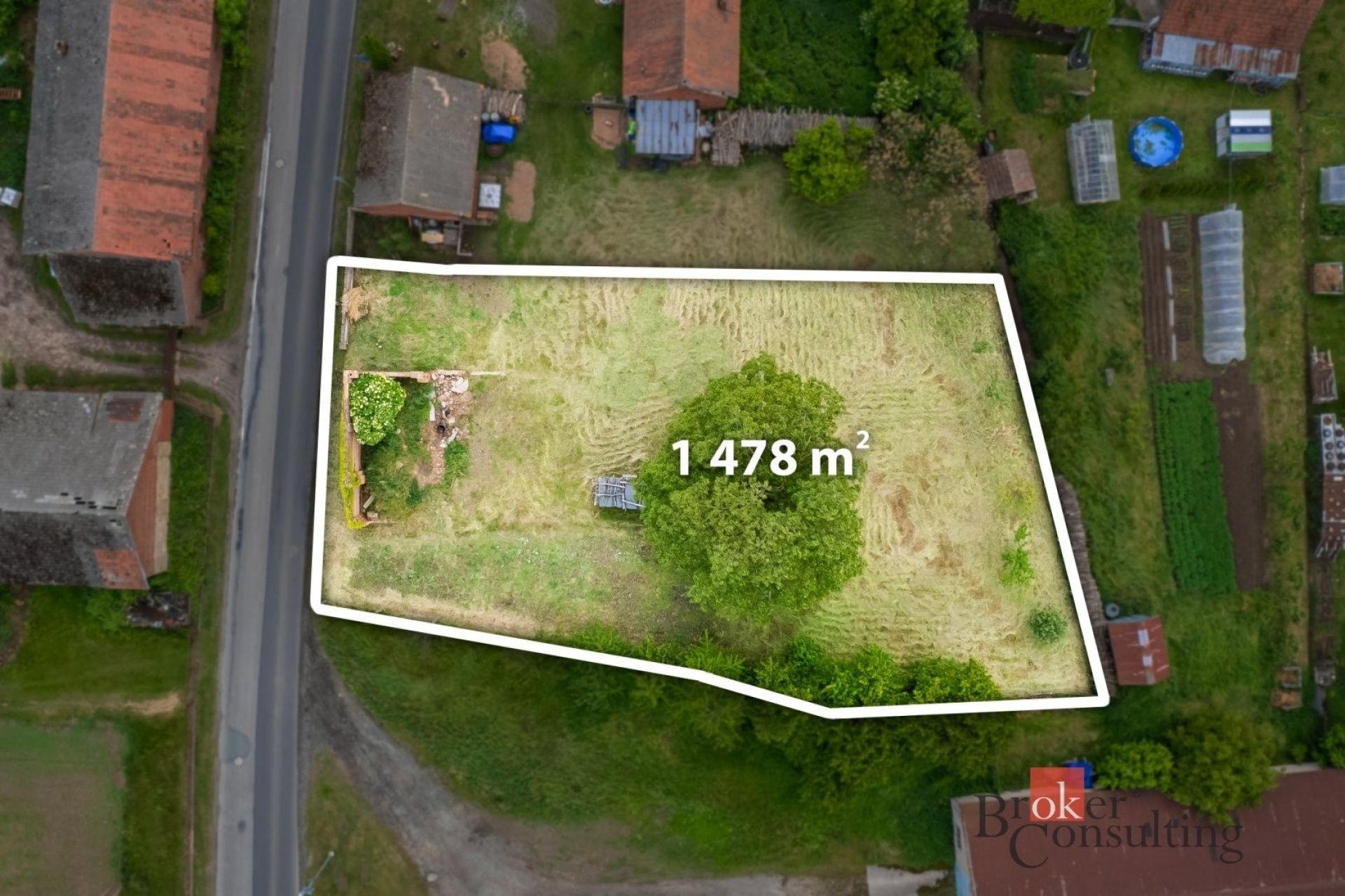 Prodej pozemek pro bydlení - Bydžovská Lhotka, Měník, 1 478 m² - 5